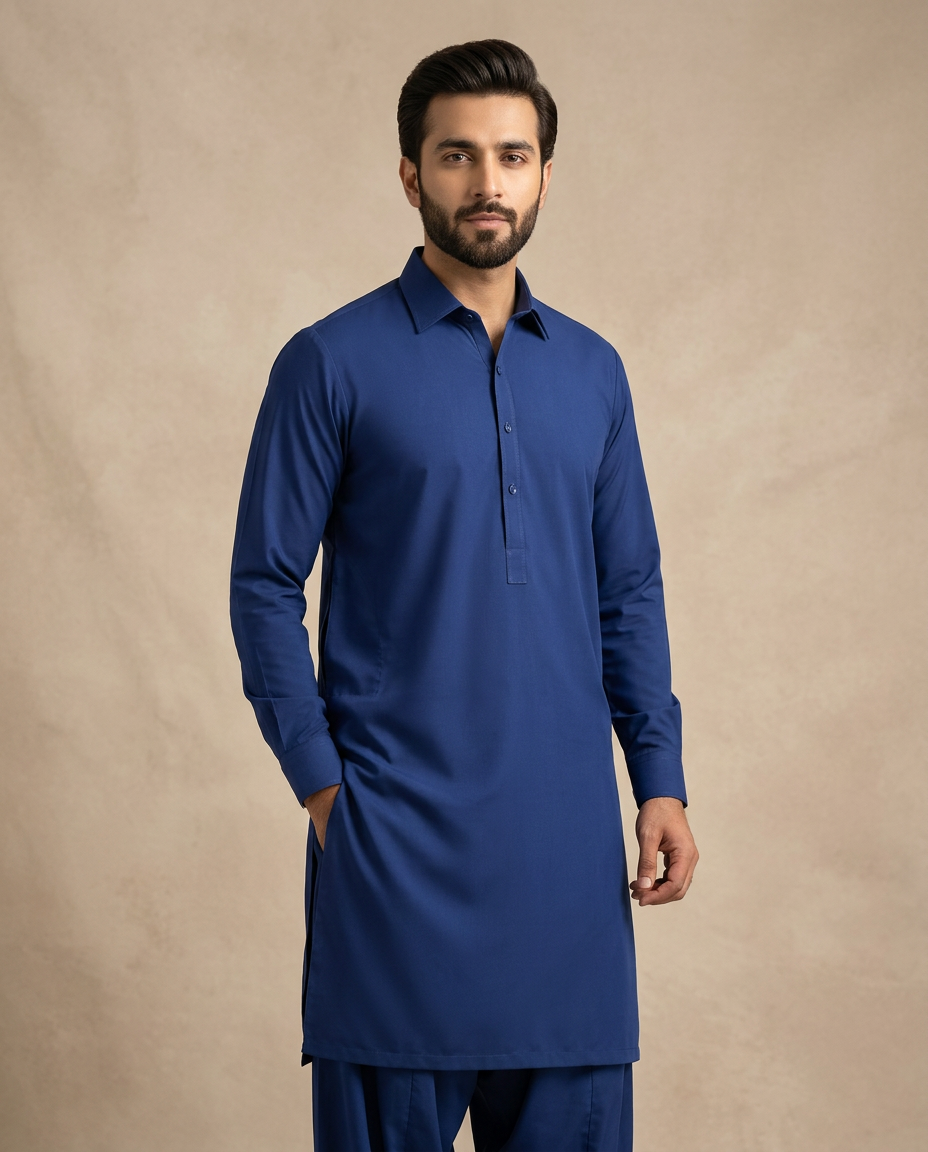 Royal Blue on model