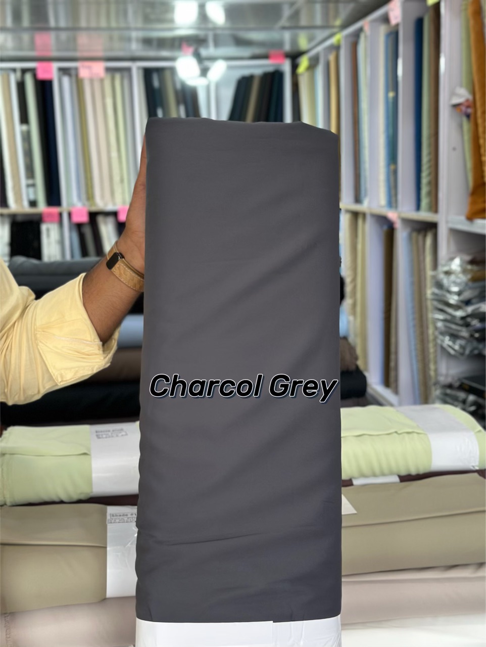 Al Habib Qaza — Charcoal Grey