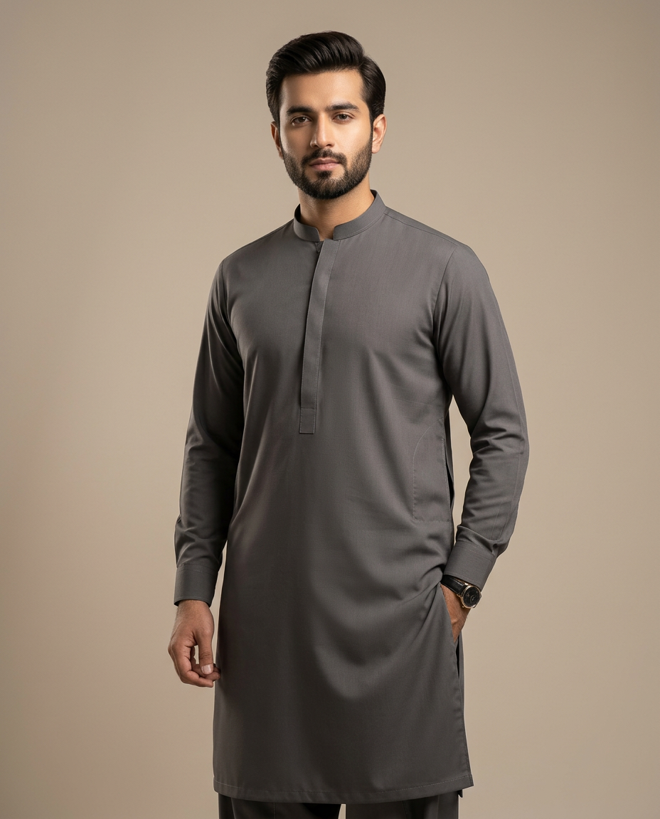 Charcol Grey on model
