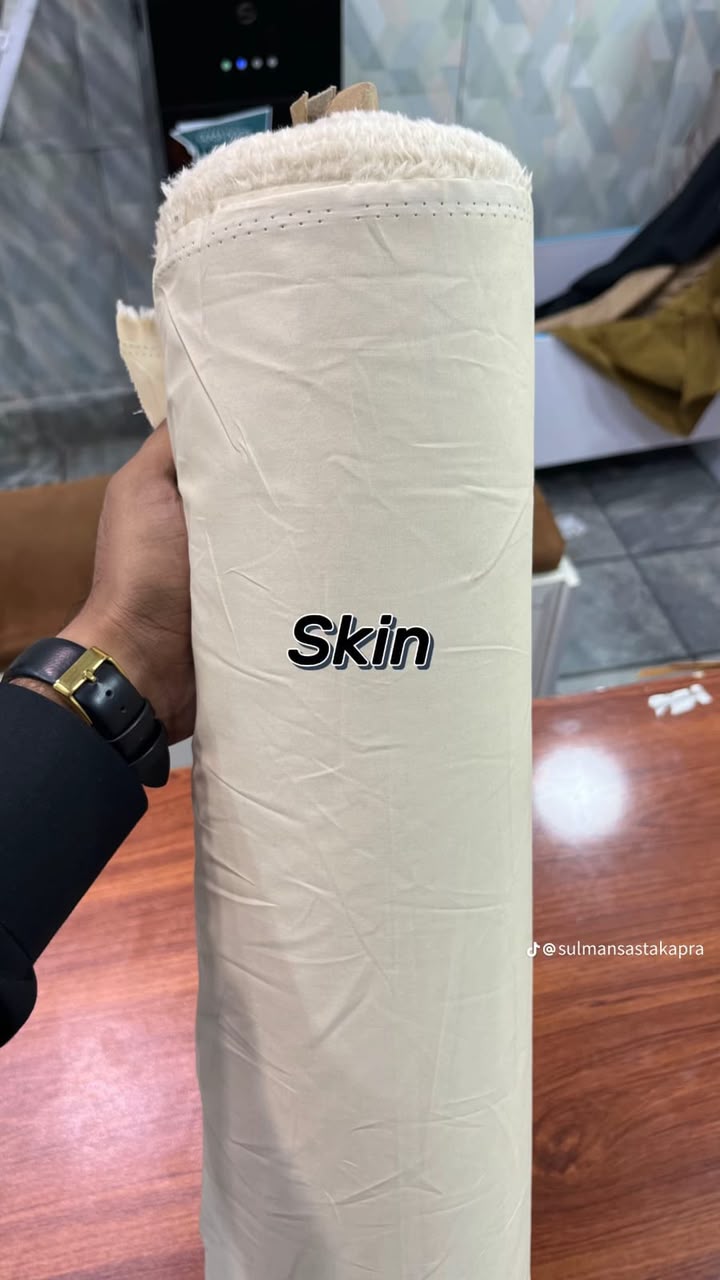 Skin Egyptian cotton fabric